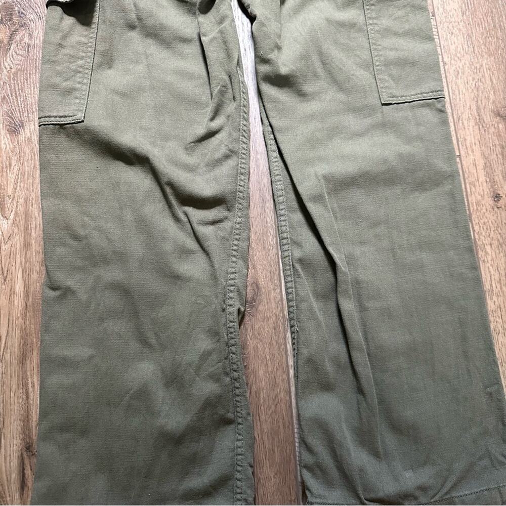 Cotton‎ On Women’s Cargo Pants Olive Green 100% Cotton, Size 2 - Picture 11 of 15